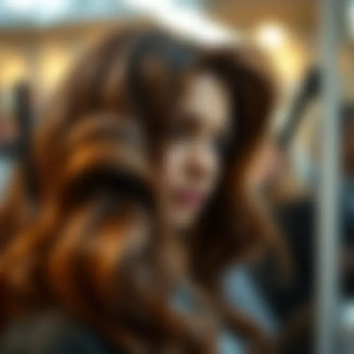 Showcasing various installation techniques for hair extensions