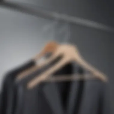 Comparison of adhesive coat hangers and traditional hangers in garment preservation