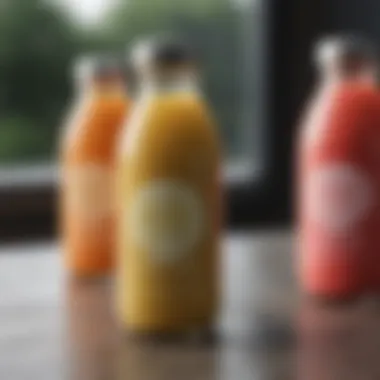Health Benefits of Reusable Juice Bottles Infographic showcasing health benefits of using reusable juice bottles
