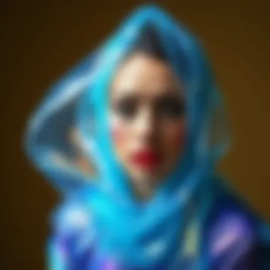 Artistic creations featuring iridescent cellophane elements