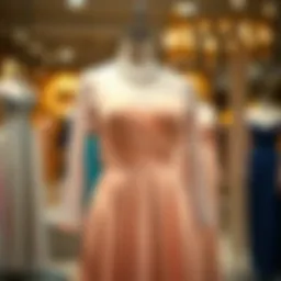 Chic and elegant chicos party dress displayed on a mannequin