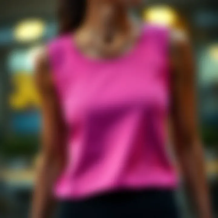 Innovative Design Elements Different design features of crew neck tank tops