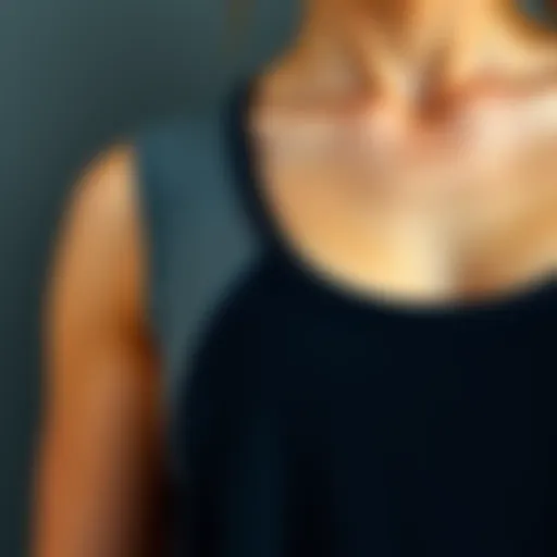 Variety of fabric textures for crew neck tank tops