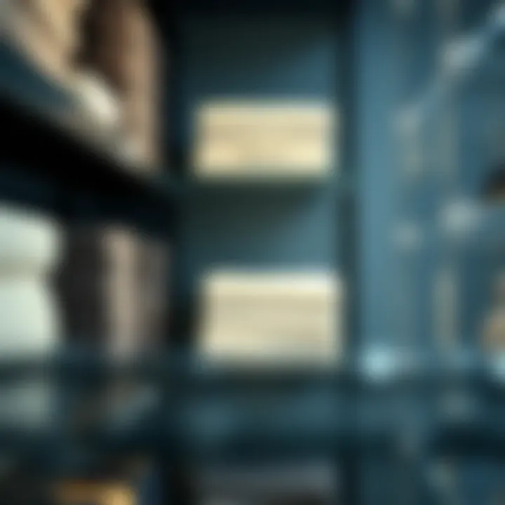 Sustainable materials used in clear shelf organizers within fashion settings