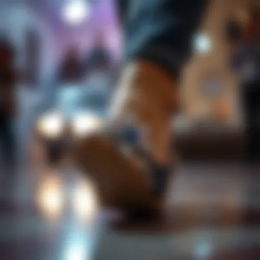 Decorative clip-on accessory enhancing a stylish shoe