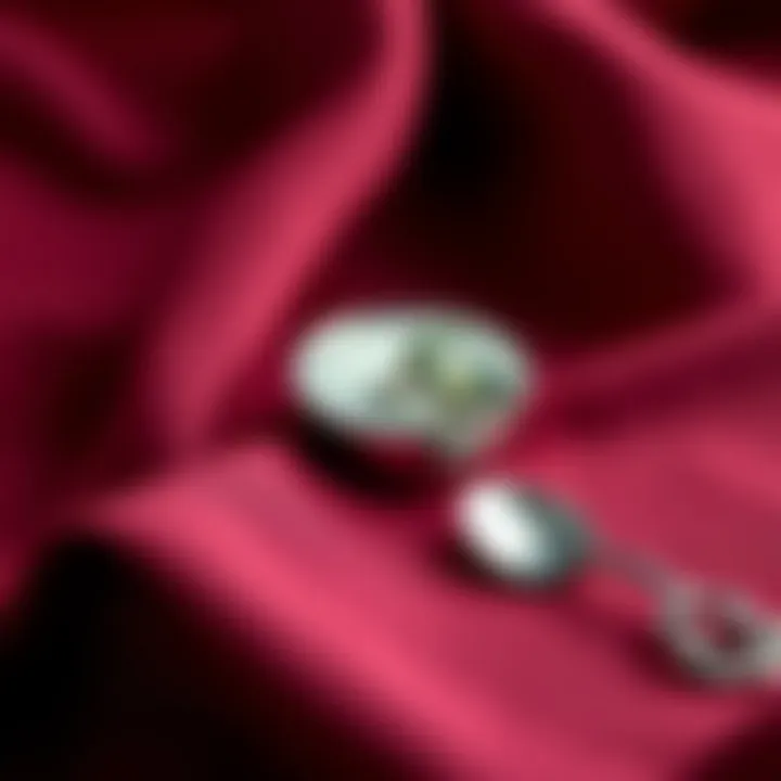 Presentation of care and maintenance tips for 925 silver