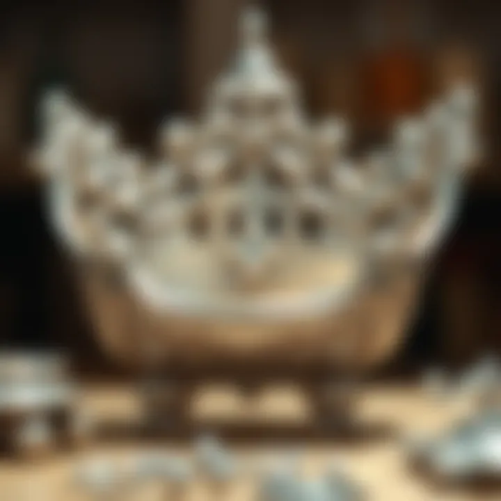 Historical artifacts made of 925 silver showcasing its significance