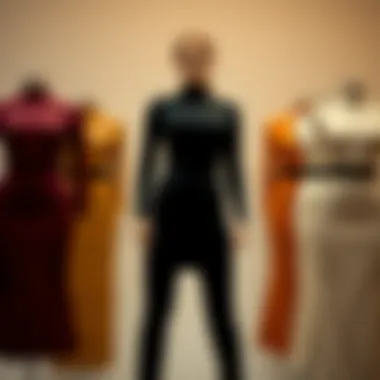 Different fabric textures for bodycon dresses displayed elegantly