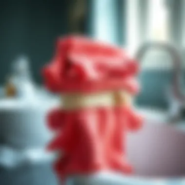 Versatile uses of coral washcloths in daily routines