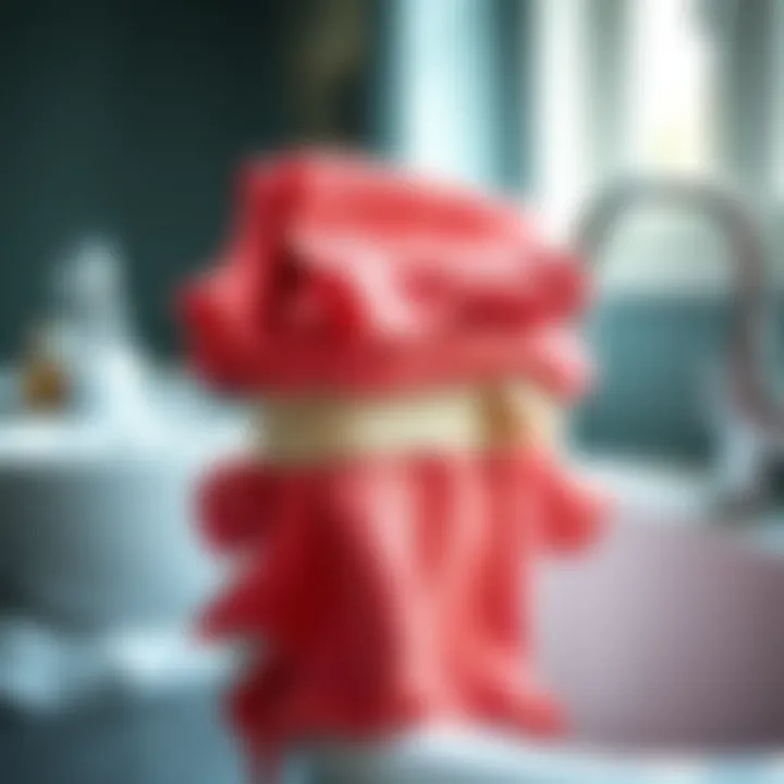 Versatile uses of coral washcloths in daily routines