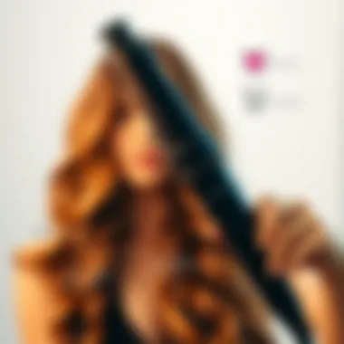 An infographic illustrating the advantages and drawbacks of cordless curling irons.