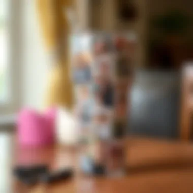 Cherished Memory Tumbler A beautifully decorated tumbler cup showcasing cherished memories