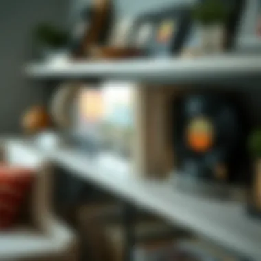 Stylish storage solutions for vinyl albums enhancing home decor.