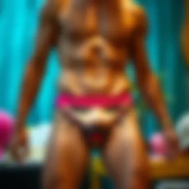 A vibrant display of custom funny underwear designs showcasing creativity