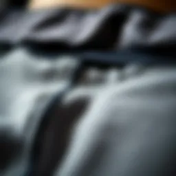 Close-up of premium fabric options for customized briefs