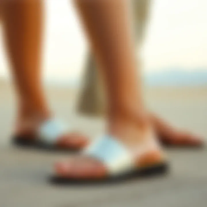 Diverse Styles of Slingback Slides Stylish variations of slingback slides