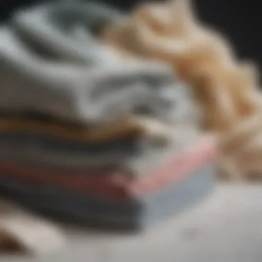 Diverse Materials of Disposable Dust Cloths Variety of disposable dust cloths showcasing different materials and textures