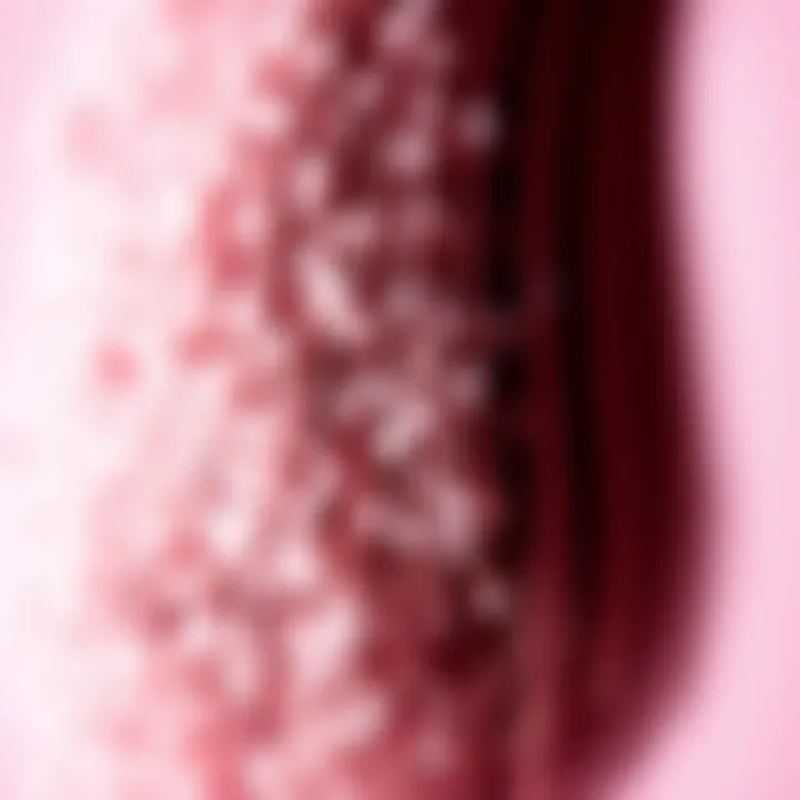Close-up showing the texture of a premium brush cleaner