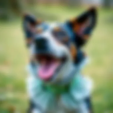 A sustainable dog collar made from eco-friendly materials