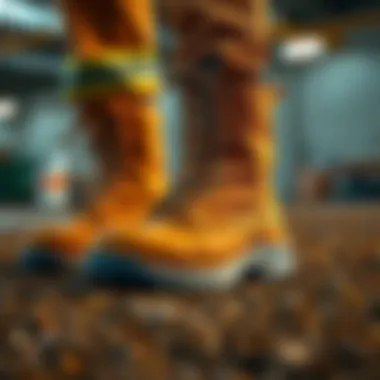 Proper maintenance of worksite footwear