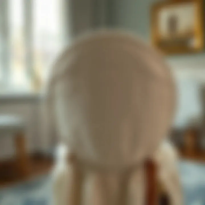 Care and Maintenance of Chair Covers Maintenance tips for round back dining chair covers