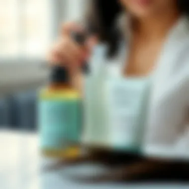 Care products specifically for maintaining hair extensions