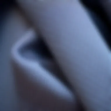 Close-up of fabric textures for plus size outfits