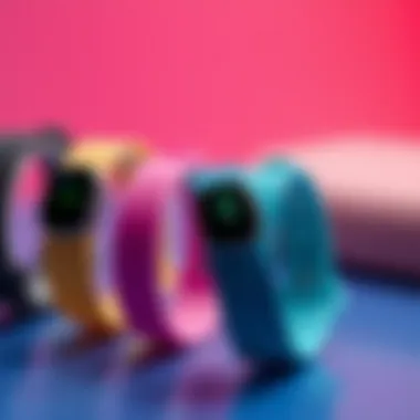AirTag wristband in various colors and styles