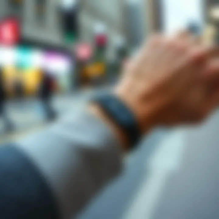 Practical use of AirTag wristband in daily life