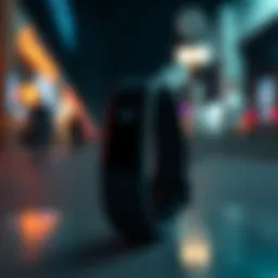 Sleek AirTag wristband showcasing modern design