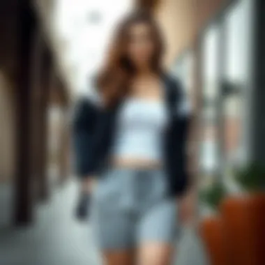 Sporty plus size two piece outfit ideal for casual outings