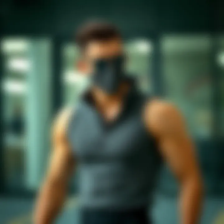 Stylish ensemble featuring a body sculpting vest as a key accessory