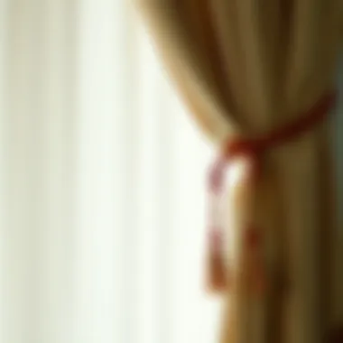 Maintenance tips for boho curtain tie backs illustrated