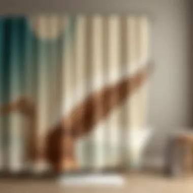 Collection of crane shower curtains highlighting various design trends and styles