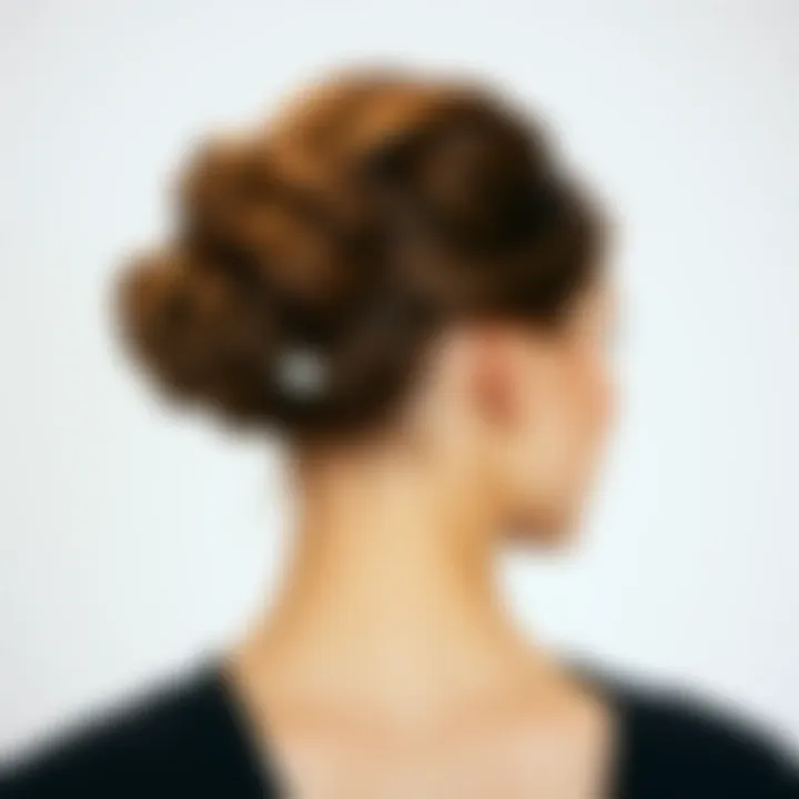 Variety of hairstyles using dent-free hair clips