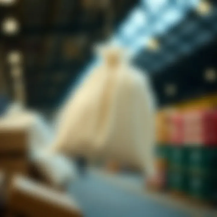 Logistics and transportation of bulk dust bags for shoes