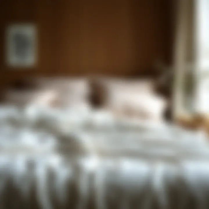 Care instructions for maintaining duvet covers