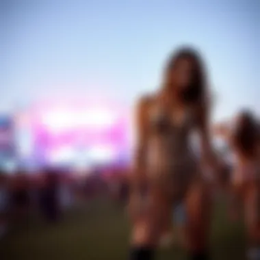 Eco-friendly material used in festival bodysuits