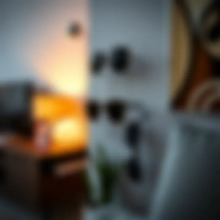 Innovative sunglass storage solution integrated into home decor
