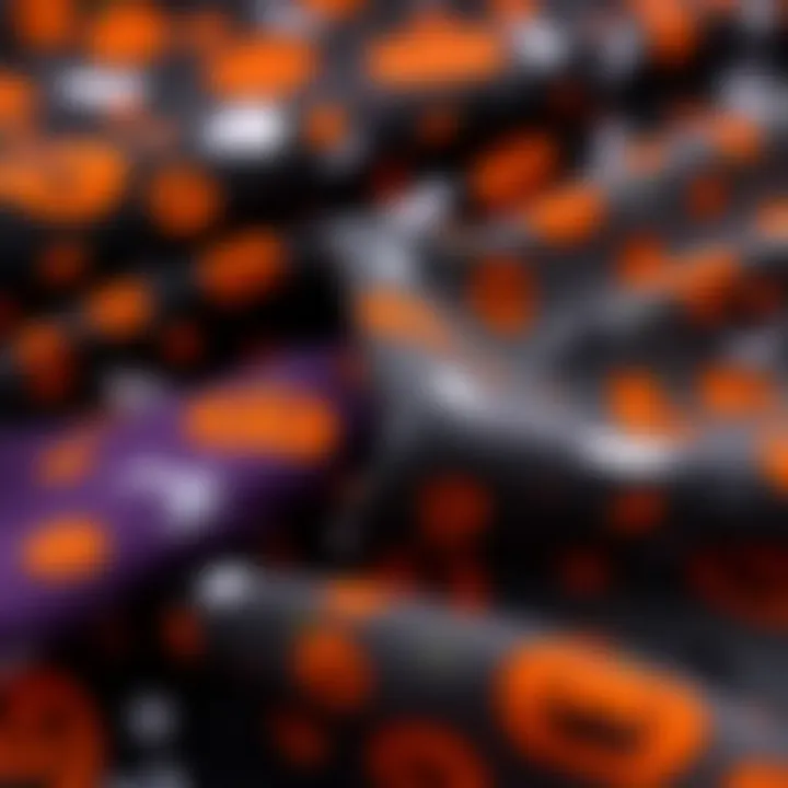 A vibrant assortment of Halloween-themed fleece fabric showcasing various patterns