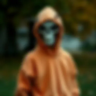 Creative Halloween costume made from fleece fabric demonstrating its versatility