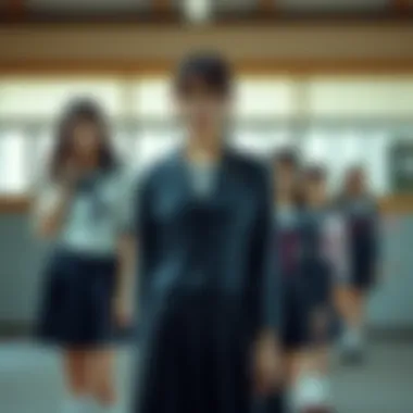 A collage of various Japanese schoolgirl uniforms from different eras, highlighting their evolution.