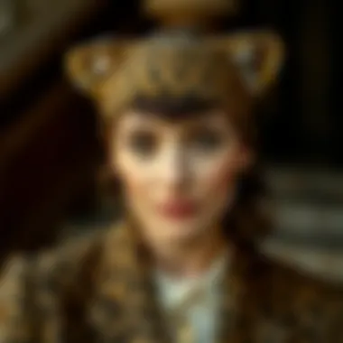 Historical Insight into Leopard Print Fashion Historical representation of leopard print accessories in vintage fashion.