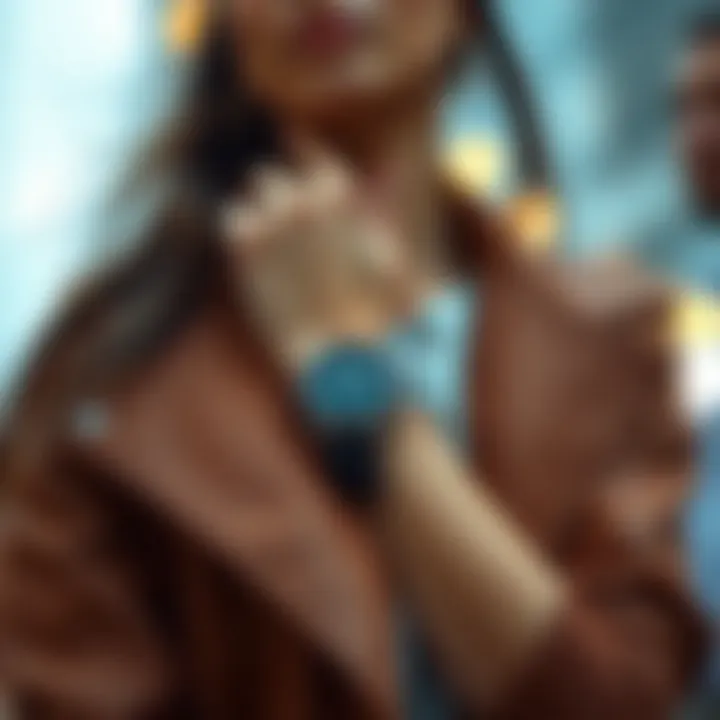 Fashion-forward style incorporating magnetic watch band