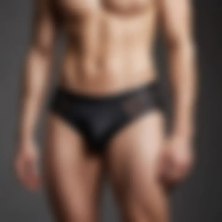 Comfortable fitting strapless underwear displayed against a minimalist background.