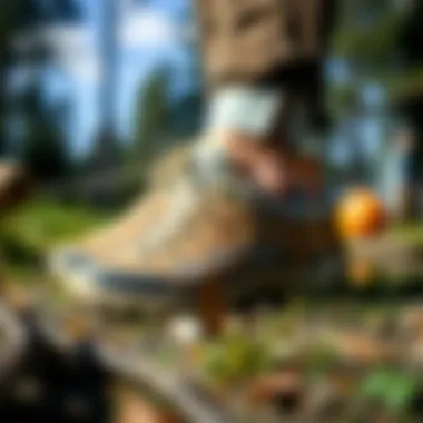 Stylish Merrell camp shoes in a natural outdoor setting