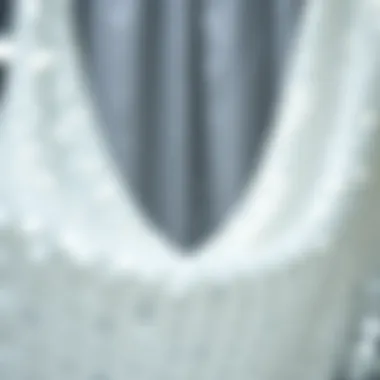 Sustainability in White Sequins Fabric Production Sustainable practices in the production of white sequins fabric.