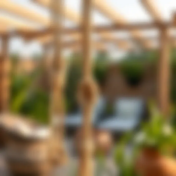 Sustainable materials used in crafting outdoor rope tiebacks