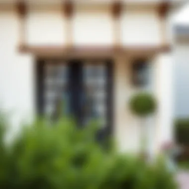 Traditional design elements incorporated in outdoor tiebacks