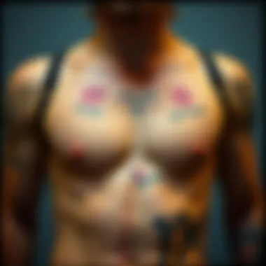 Artistic representation of pasties as a form of self-expression